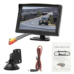 新品 OBEST オンダッシュモニター 液晶モニター 2系統の映像入力 12V車用 バック切替可能 (5インチ)… (5インチ(1))