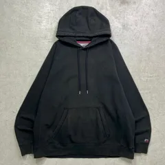 00年代 RUSSELL ATHLETIC ラッセル リバースタイプ ブランクスウェットパーカー 無地 メンズXL 