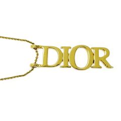 3063-2 保存箱付き✨Dior ネックレス CD ロゴ 希少 刻印 cm - メルカリ