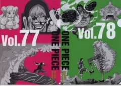 【中古】クリアファイル 集合/vol.77＆78 A4ヒストリークリアファイルセット(2枚組) 「一番くじ ワンピース WT100記念 尾田栄一郎描き下ろし 大海賊百景」 K賞