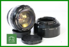 【動作保証・点検済】良品■ニコン Nikon  NIKKOR-S Auto 55mm F1.2■前後キャップ・フィルター・Fマーク付き純正フード付き■AC309
