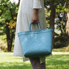 パサールバッグ かごバッグ プラカゴ サウナバッグ スパバッグ 銭湯 リサイクル プラスチック 洗える バリ アウトドア メルカドバッグ