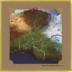 【中古】タオル・手ぬぐい [単品] ワールドマップデザイン オリジナルマイクロファイバータオル 「PS5/Switchソフト ワイズマンズワールド リトライ ファミ通DXパック」 同梱特典