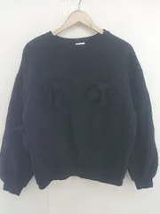 merry jenny りぼんステッチ裏起毛スウェットトレーナー 06794のサムネイル