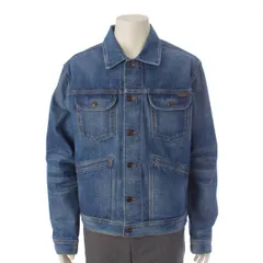 【トムフォード】Tom Ford　メンズ 21SS コットン ロゴ デニムジャケット Gジャン TFD116 インディゴブルー L 【中古】【鑑定済・正規品保証】193987のサムネイル