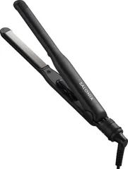 【人気商品】15mm ヘアアイロン 【ブラック】 ストレート 耐熱ポーチ付 サロニア SL-004S SALONIA