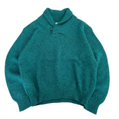 ”made in USA” 90s. L.L bean shawl collar knit【KN009】