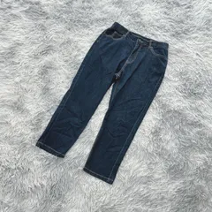 【美品】cecile  セシール  スキニデニムパンツ  クロップドパンツ  ストレッチ  ウエストゴム  (L)  カジュアル  ヘルシー  レディース  青系  ブルー【送料無料】