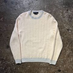 未使用Ermenegildo Zegna アイボリー カシミヤセーター 23区（ニジュウサンク） ニット セーター 「Oggi2月号掲載/洗える