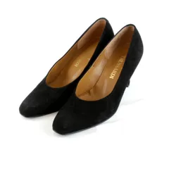 『USED』 トラサルディ 23cm パンプス スウェード ブラック