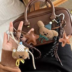 クマのキーホルダー付きパラコード　キーホルダー　ストラップ