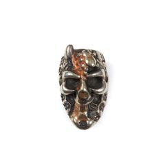 【美品】Bill Wall Leather ビルウォールレザー グラフィティ スカル ビーズ / シルバー / アクセサリー ジュエリー【メンズ】【中古】