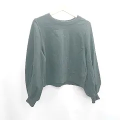 ◇ Θ SENSE OF PLACE by URBAN RESEARCH ボリュームスリーブ 長袖 トレーナー サイズ Onesize ブラック レディース E  【1411280035047】