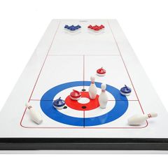 新品 テーブルゲーム 本格 パーティー 盛り上げよう 120cm*40cm (カーリング/ボウリング)