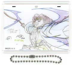 【中古】キーホルダー 甘露寺蜜璃 原画風アクリルチャーム 「鬼滅の刃 柱稽古編×ufotable DINING 第四期」 お楽しみくじ景品