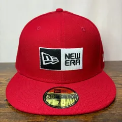 B18 ニューエラ 59fifty ボックスロゴ ブラック ホワイト 2360