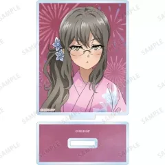 【中古】アクリルスタンド・アクリルパネル A.双葉理央 「青春ブタ野郎はおでかけシスターの夢を見ない 描き下ろしイラスト 浴衣ver. トレーディングアクリルスタンド」