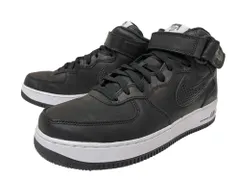 NIKE (ナイキ) ×Stussy ステューシー AIR FORCE 1'07 MID SP エアフォース スニーカー DJ7840 001 27cm US9 ブラック メンズ/045