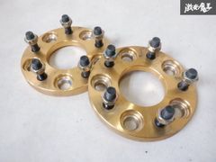 Durax 15mm ワイドトレッドスペーサー ワイトレ 2枚 5穴 PCD114.3 ハブ径 約67mm M12×P1.25 ナット付 即納 棚24-3