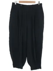 m's braque エムズブラック HARLEM PANTS 2タックハーレム バルーンパンツ ブラック 38のサムネイル