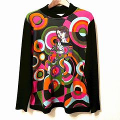美品】トクコ プルミエヴォル 長袖 カットソー 総柄 希少デザイン