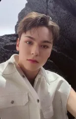 【中古】コレクションカード(男性) SEVENTEEN/VERNON(バーノン)/裏面グレー/CD「Face the Sun」(ep.5 Pioneer)封入特典フォトカード