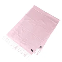 未使用品 LANVIN COLLECTION ランバンコレクション 大判 ストール   ベビーピンク カシミヤ100％ レディース 　240001141763
