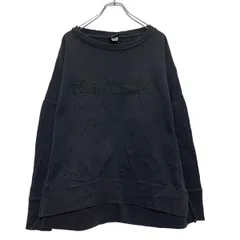 Reebok ロゴ スウェット トレーナー L ブラック リーボック 裏起毛 古着卸 アメリカ仕入 a603-5151