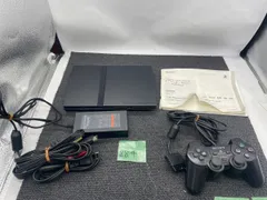 PS2 SCPH-70000 本体セット コントローラー 説明書付き ブラック 動作確認済 m8843