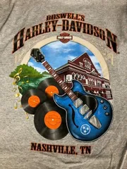 HARLEY-DAVIDSON MOTOR CYCLES プリントTシャツ NASHVILLE  サイズⅬ 06040712 851のサムネイル