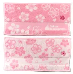 【中古】タオル・手ぬぐい 桜モチーフ2023 ミニタオルセット(2枚組) 「ディズニー」 東京ディズニーリゾート限定