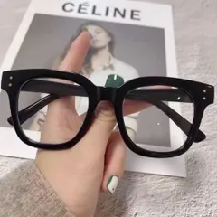 黒縁メガネ 伊達メガネ ブルーライトカット 小顔効果 眼鏡 メンズ レディース