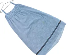 green label relaxing グリーンレーベルリラクシング ユナイテッドアローズ 総柄 ジャンパースカート キャミソール ワンピース size38/青 ■■ レディース