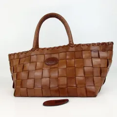 IBIZA イビザ 編み込み ハンドバッグ 16-243(6)