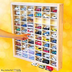 トミカケース ６０台収納 1/64スケール コレクション アクリル障子付 日本製 ミニカー収納ケース 60台 コレクション 棚 1／64 アクリル