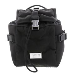 【中古】 Maison Margiela （ﾒｿﾞﾝﾏﾙｼﾞｪﾗ） ﾊﾞｯｸﾊﾟｯｸ バッグ リュックサック/デイパック GLAM SLAM グラムスラム Black ブラック Nylon ナイロン SB2WA0003 used:A