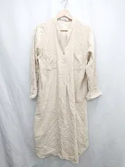 ◇ ⊇ Sonny Label サニーレーベル URBAN RESEARCH 長袖 膝下丈 ワンピース サイズF ベージュ系 レディース E  【1410290032732】