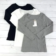 送料無料！ 綿100％長袖インナー。うれしい綿100%でお肌に優しい　16637　M/L/LL　レディース　インナー『 ル ソレイユ 』