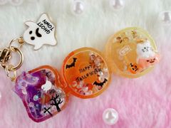 レジン♡シャカシャカ♡キーホルダー♡ハロウィンＢＯＯ♡♡