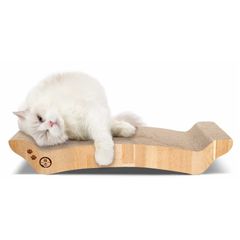 新品 【猫壱】 バリバリベッド ネコ用 (L ライトブラウン)