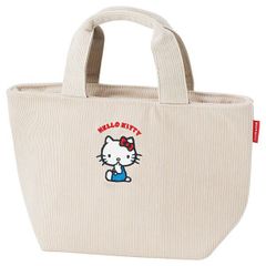ハローキティ コーデュロイ生地ランチバッグ スケーター