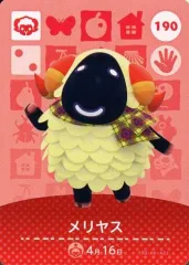 【中古】どうぶつの森amiiboカード 190：メリヤス