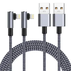 新品 Aioneus iPhone 充電ケーブル 2本セット 黒 1.8m