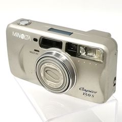 ミノルタ コンパクトフィルムカメラ capios150s シルバー　電池ないため動作未確認　管理番号KKVNKO862