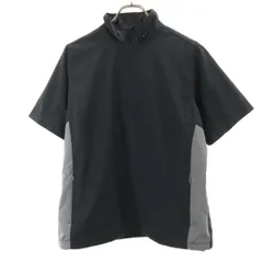 NIKE GOLF ナイキゴルフ 半袖 ハーフジップ ウェア L ブラック レディース 古着
