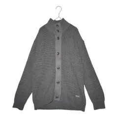 BURBERRY BLACK LABEL(バーバリーブラックレーベル) ニット ボタン ハイネック カーディガン D1N97-461-06 3 グレー