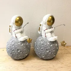 海外アートトイ 宇宙飛行士オブジェ 特大39cm 一点物 オーダーメイド