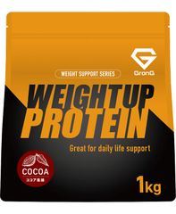 プロテイン ウエイトゲイナー ウェイトゲイナープロテイン ウェイトアップ ココア風味 1kg GronG（グロング）