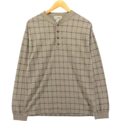 USA製70-80s LLBean ビーン ヘンリーネックチェック ヴィンテージ Amazon.co.jp: 80s USA製 エルエルビーン ヘンリーネック