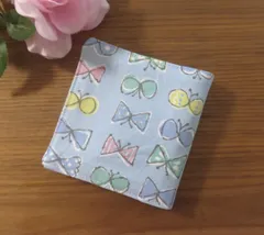New*ハンドメイド*リボンちょうちょ*サニタリーポーチ*サニタリーケース